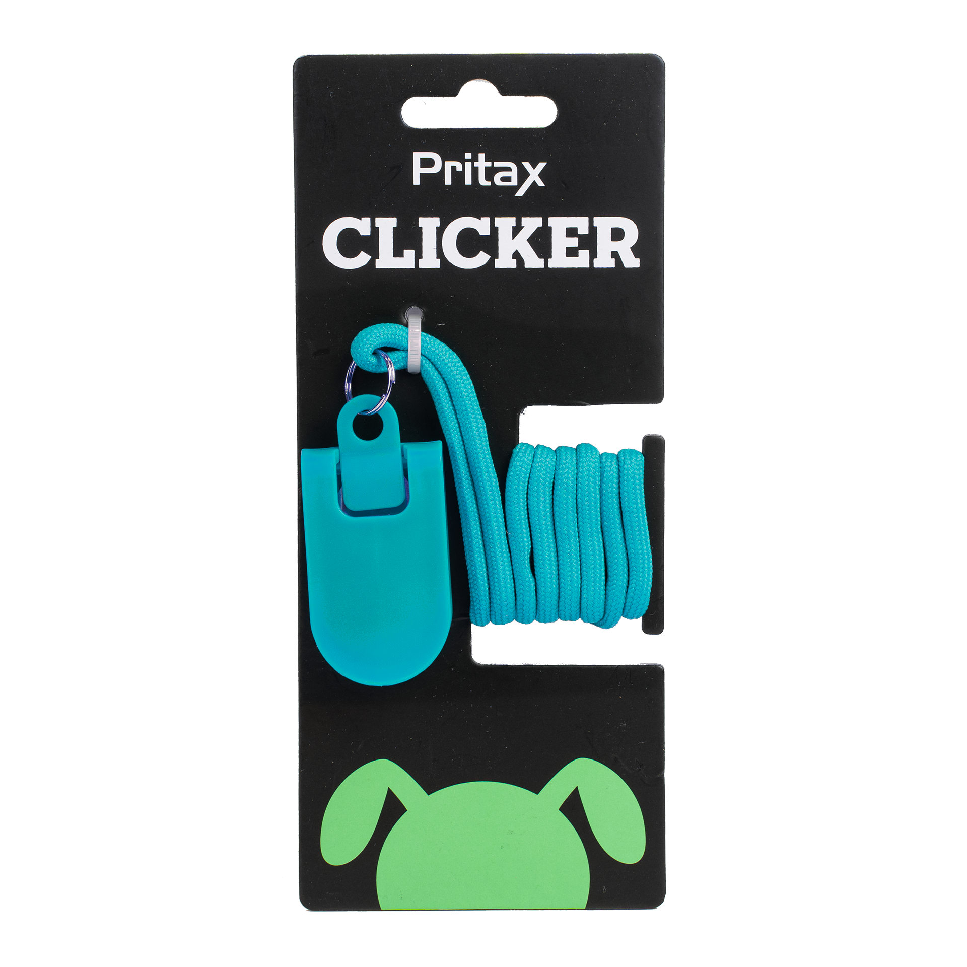 Klikker, 6x3cm, Turkis