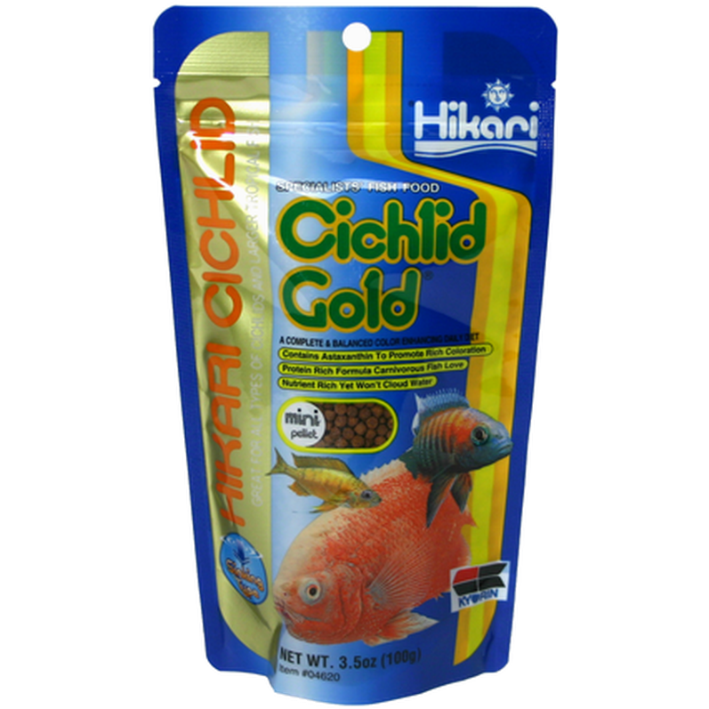Hikari - Ciklid Gold Sinking Mini 100 g - Fisk - FôrPetXL