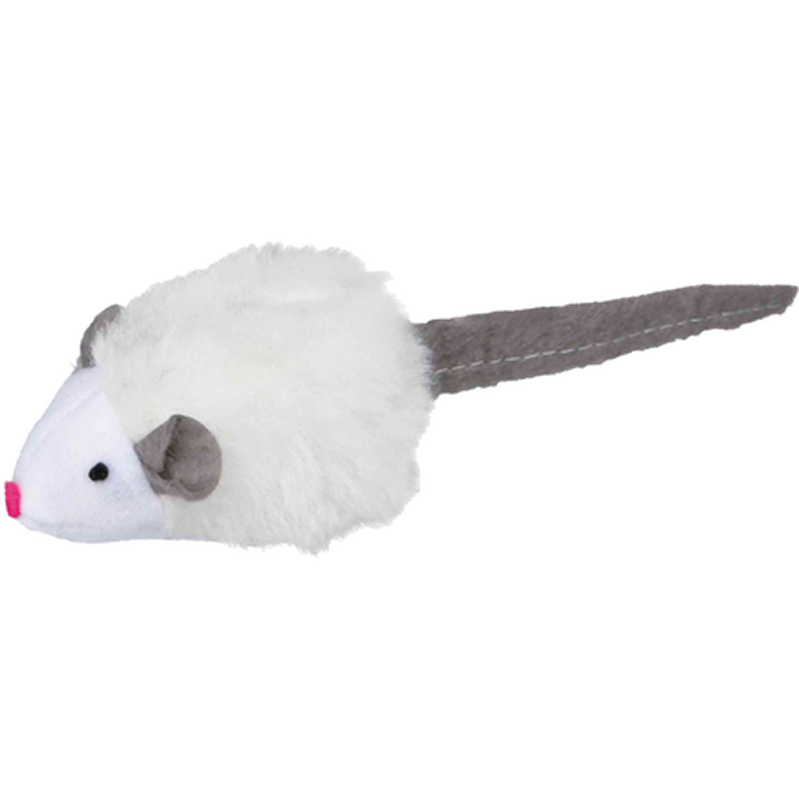 Trixie Assortment Plush Squeaky Mice Mix 6 cm