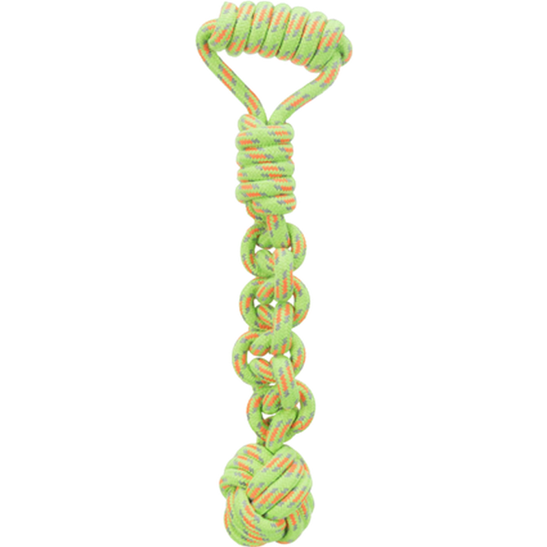 Leketau med innvevd kulefletteblanding Ø 8 / 38 cm