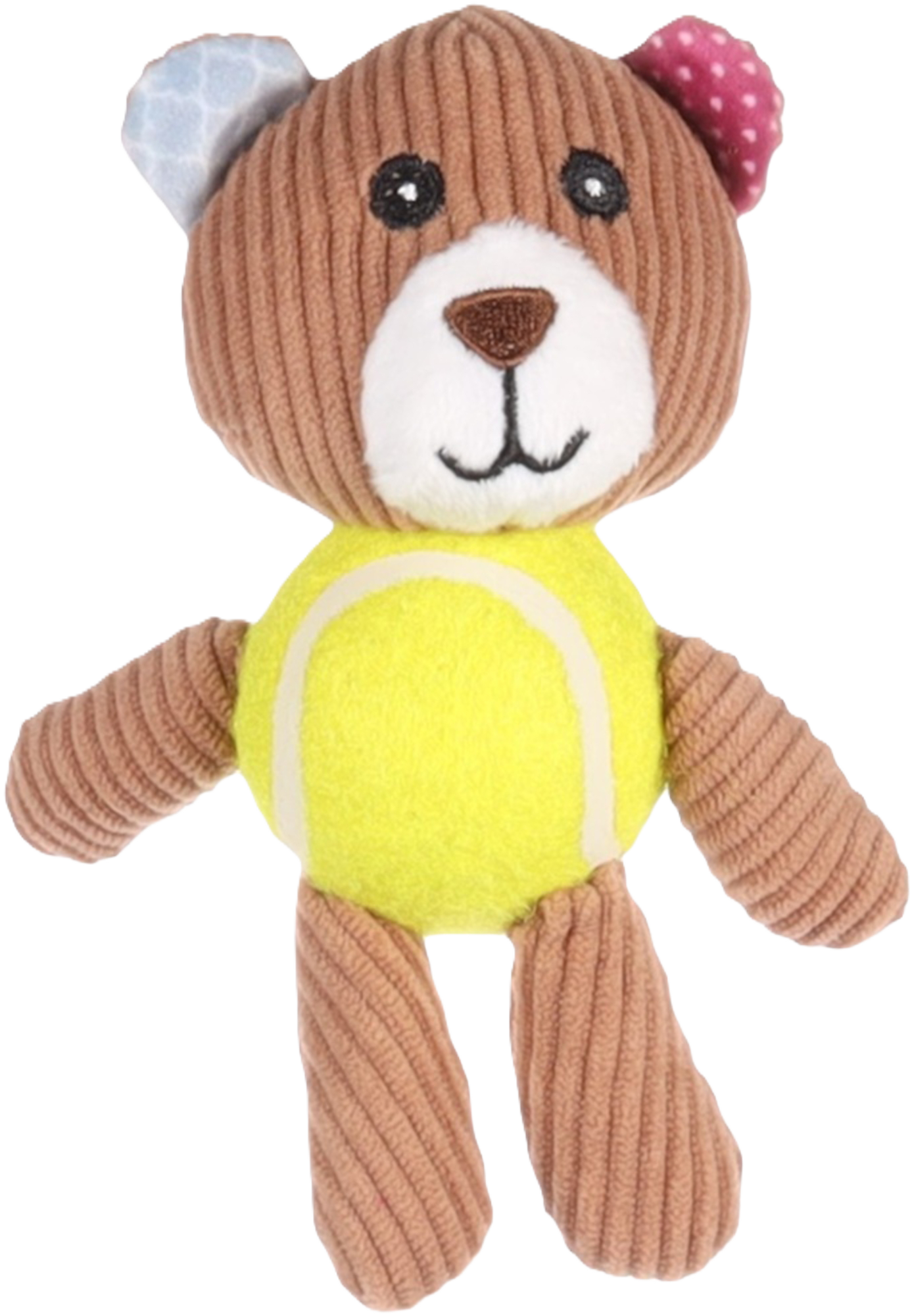 Flamingo Hundleksak Nilak Bear Tennis, 15cm