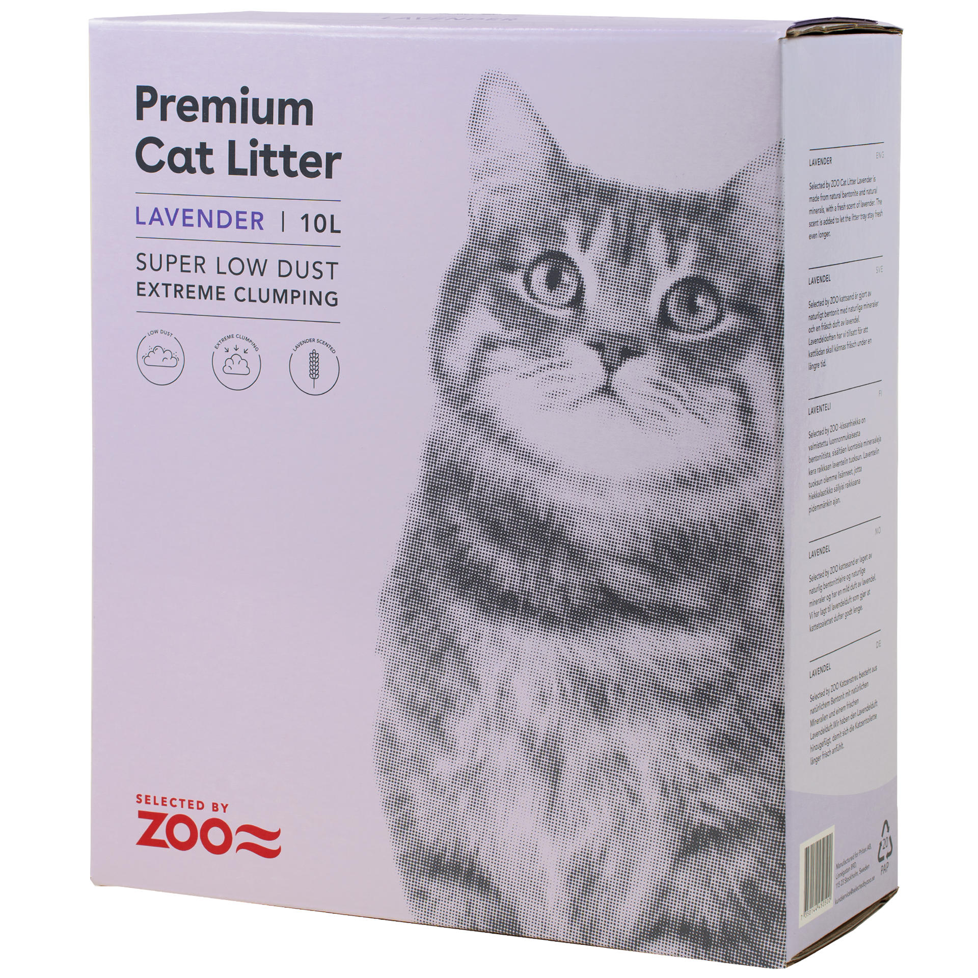 Selected by ZOO Premium Cat Litter Lavender