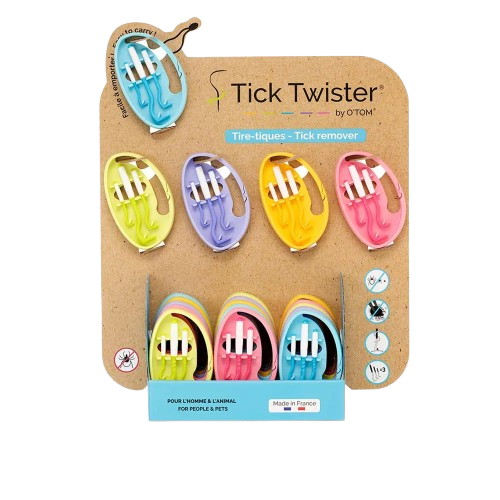 O'Tom Flåttplukker Kofot 3 stk - Mix Colour