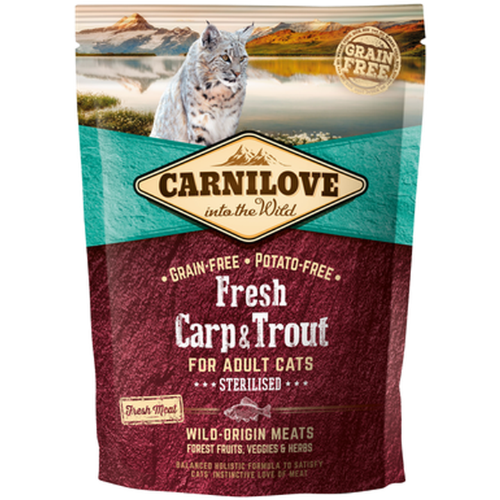 Carp+Trout f/Adult cats 2kg