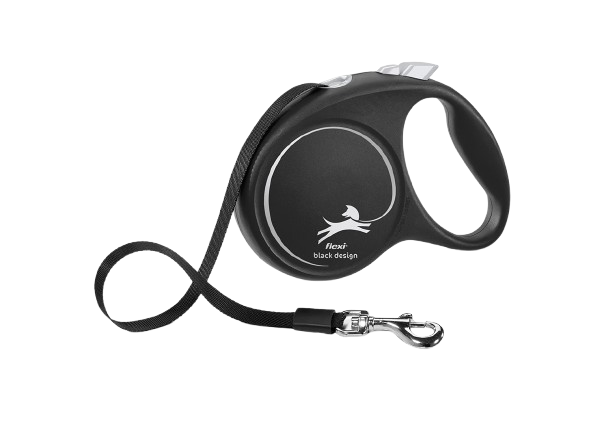 Flexi Rullebånd Svart Design Tape Silver