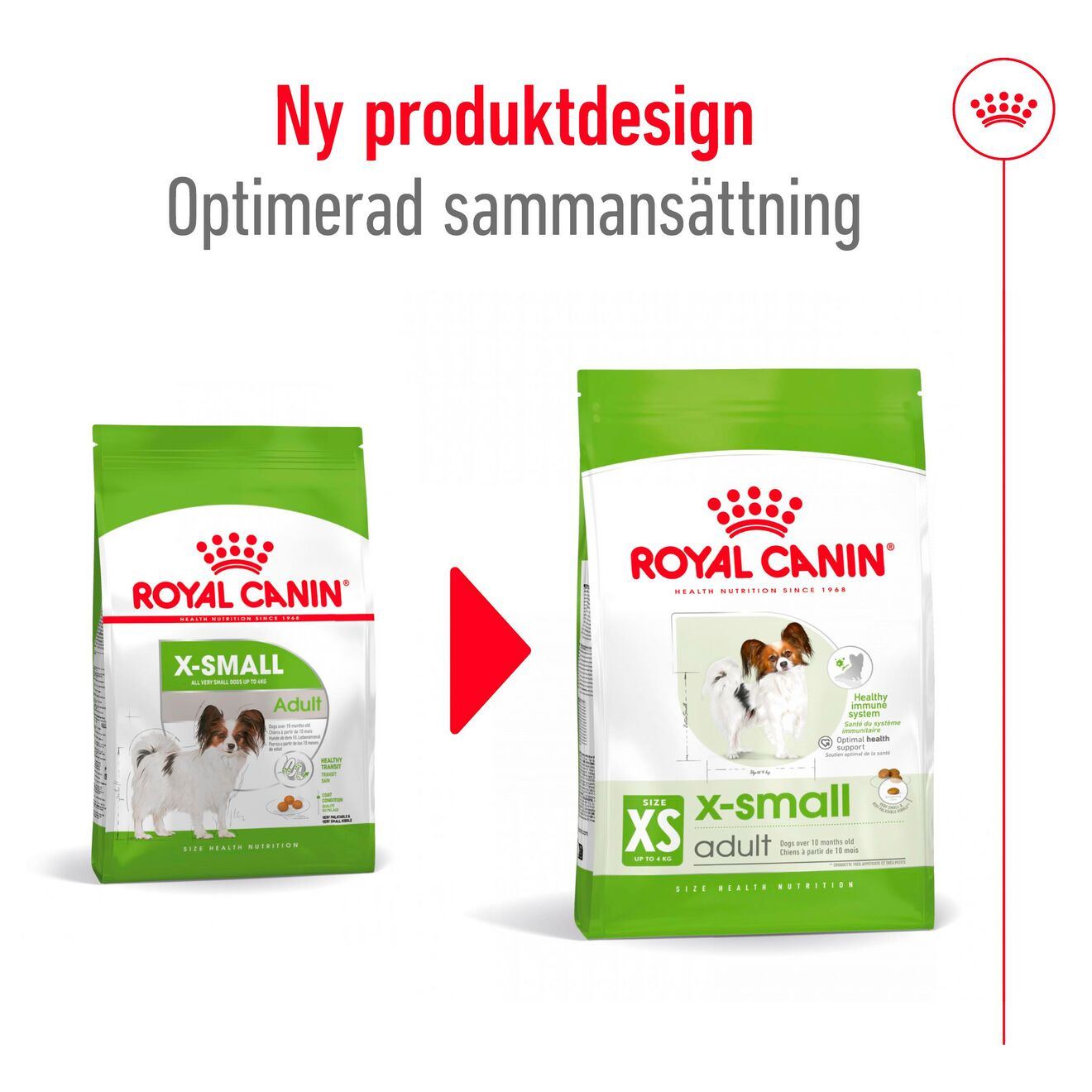  CANIN X-Small Adult 成犬用 10kg Royal Canin X-Small Adult tørrfôr for hunder | PetXL
