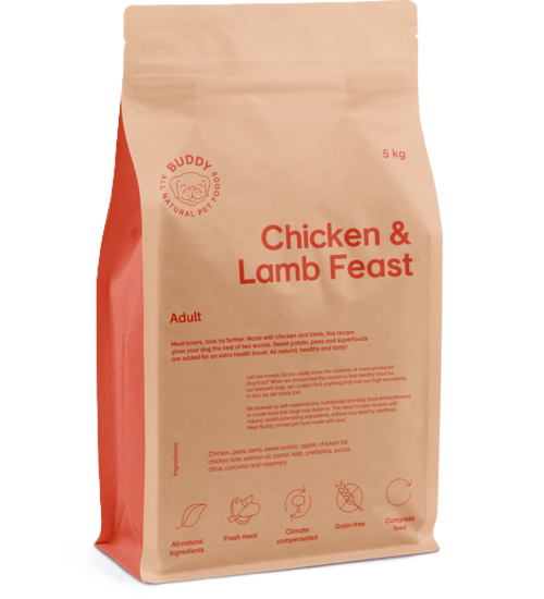 Buddy Pet Foods Chicken + Lamb Feast