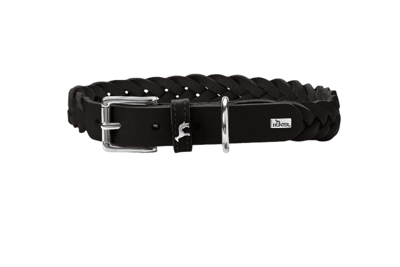 Hunter Hundhalsband Solid Education Special Svart
