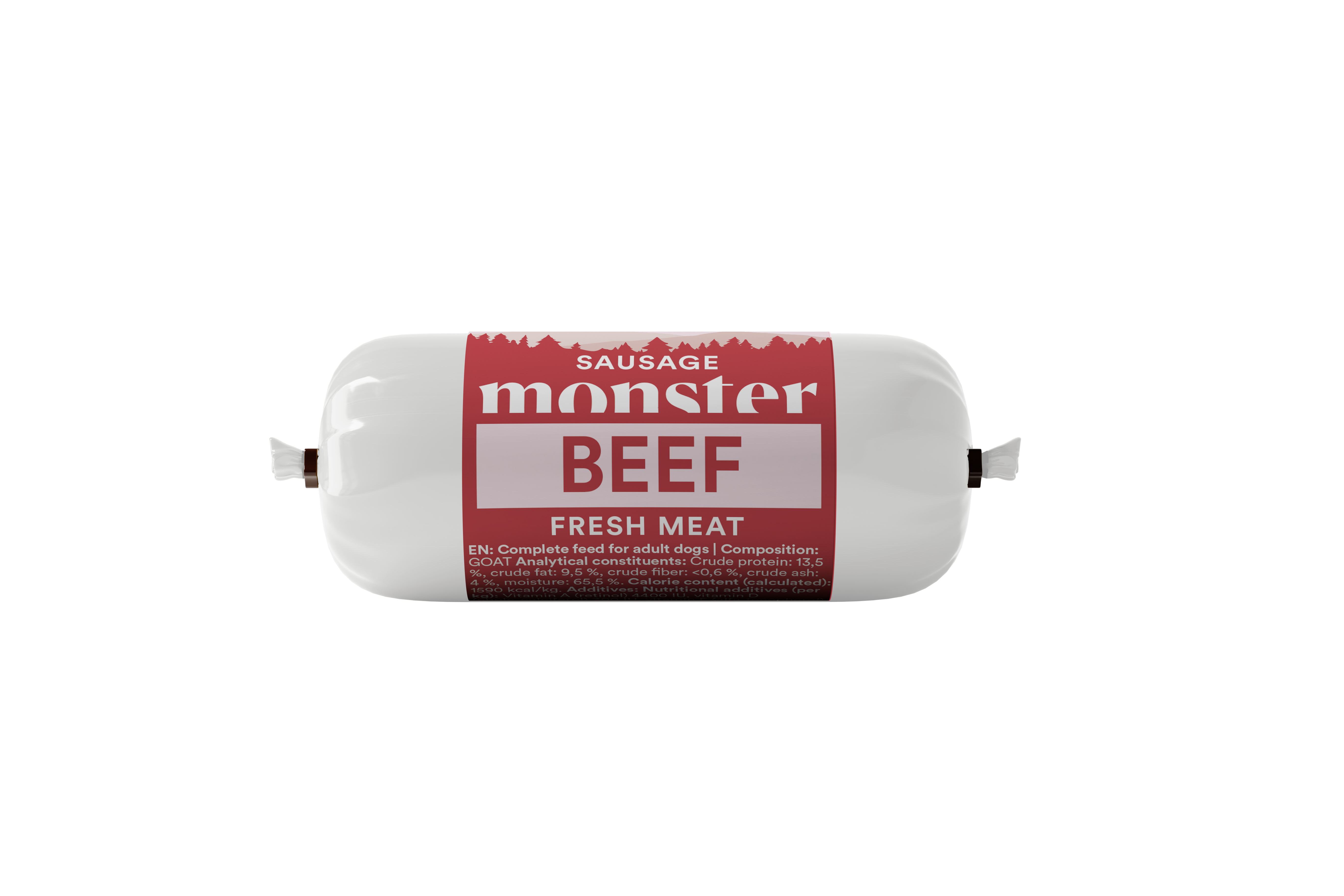 Monster Pet Food Hundepølse Biff