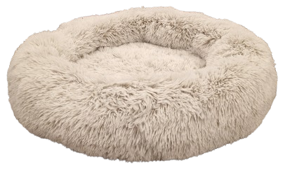 Donut hundeseng med minneskum Brun