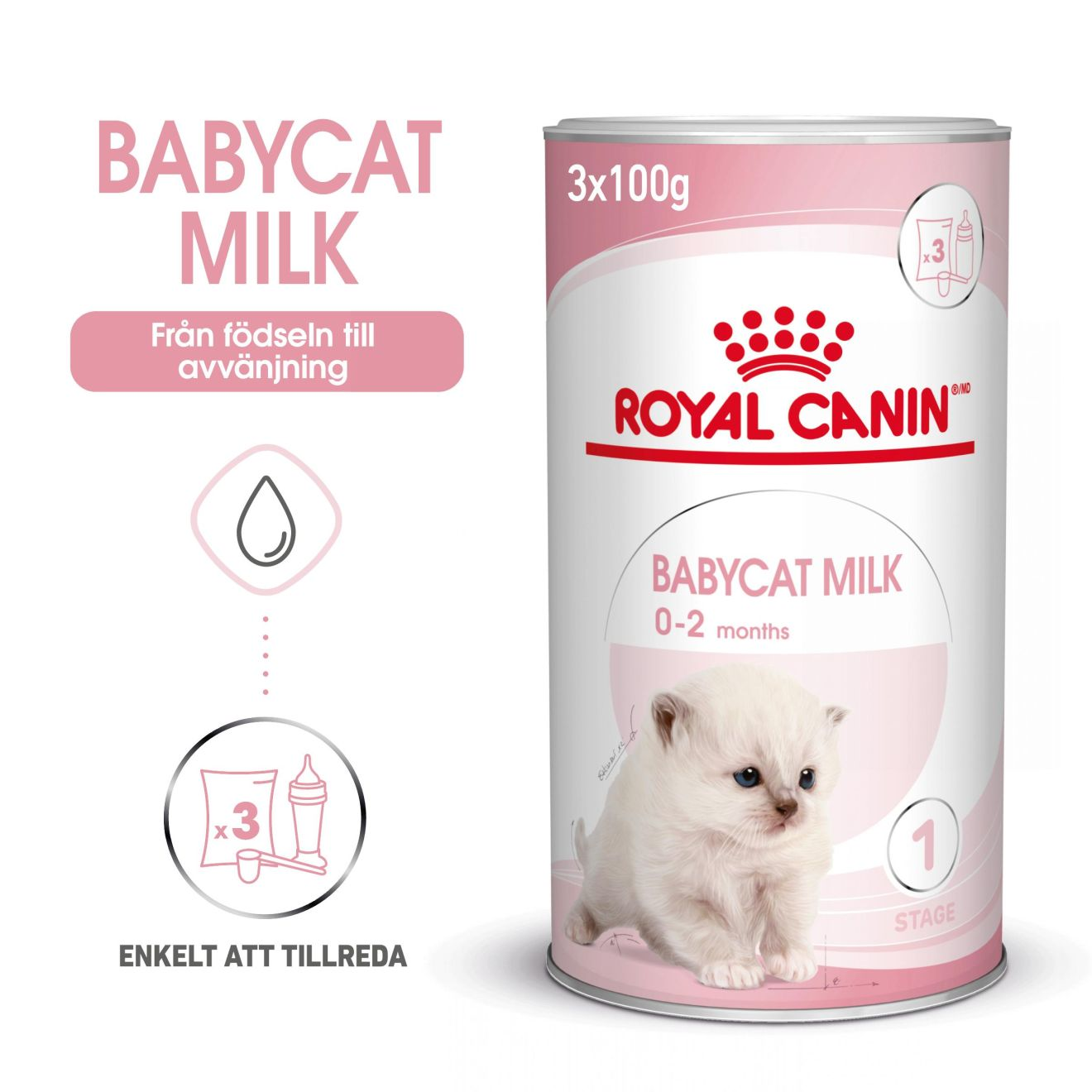 Babycat Milk Starter Melk til katt