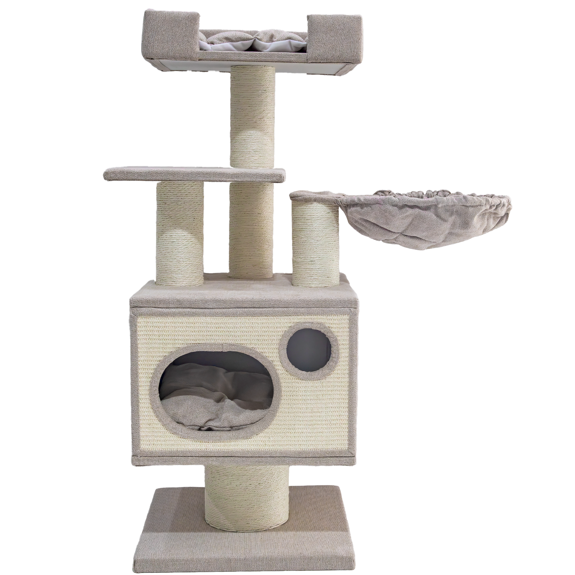 Klørestolpe Pyrenees, 48x48x123cm, Off white