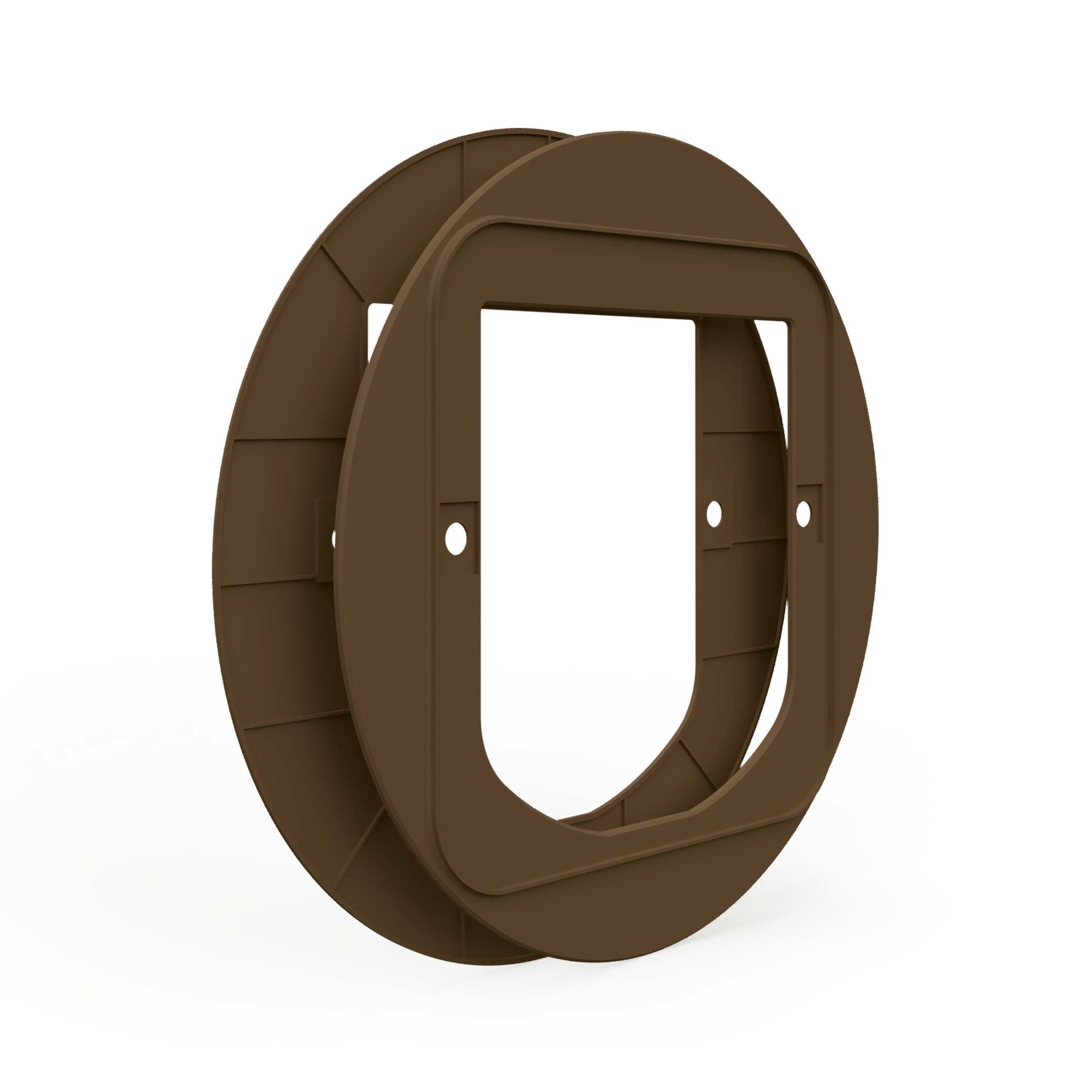 Adapter for montering av katteluke