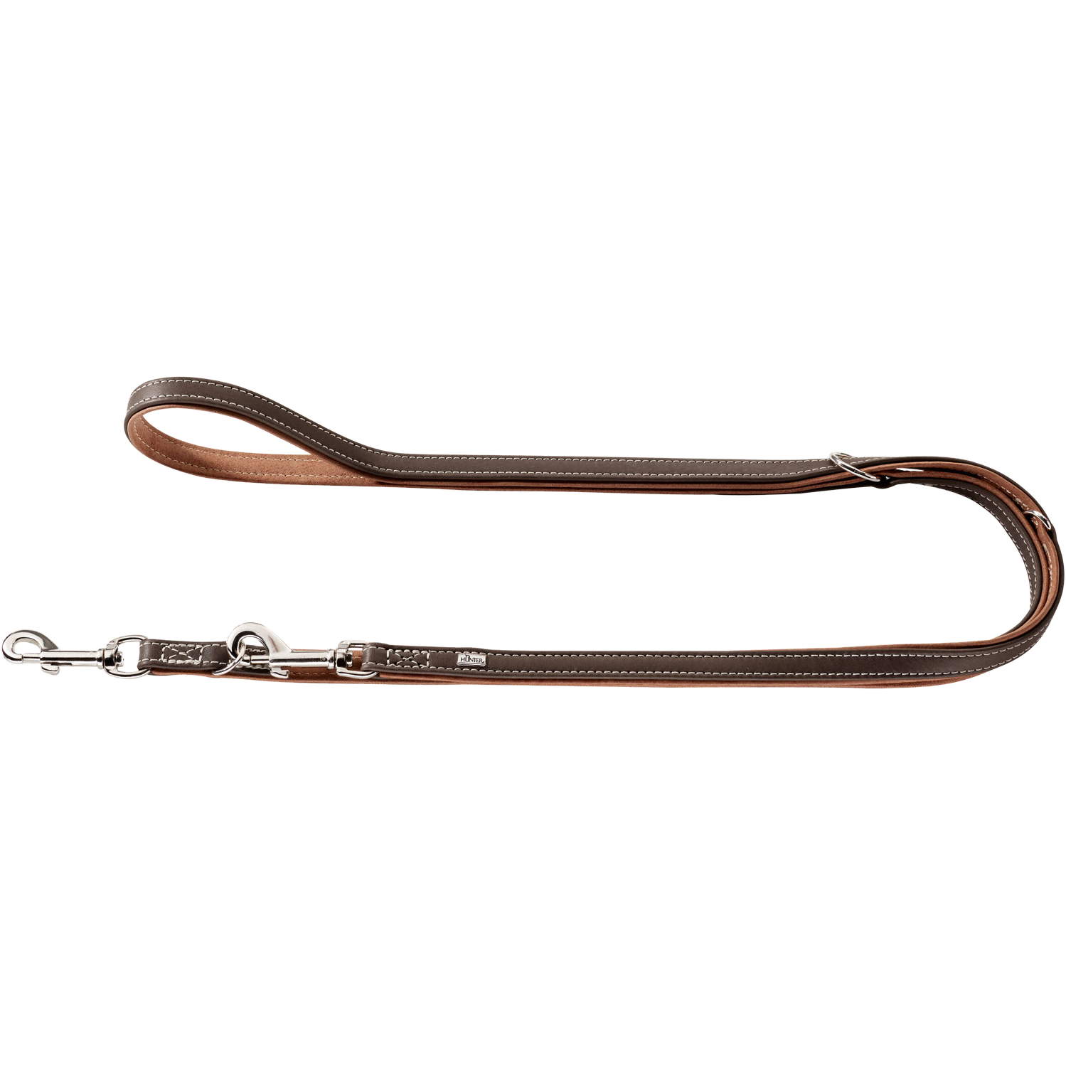 Hunter Dog Leash Training Porto Brown 200 cm, 15 mm
