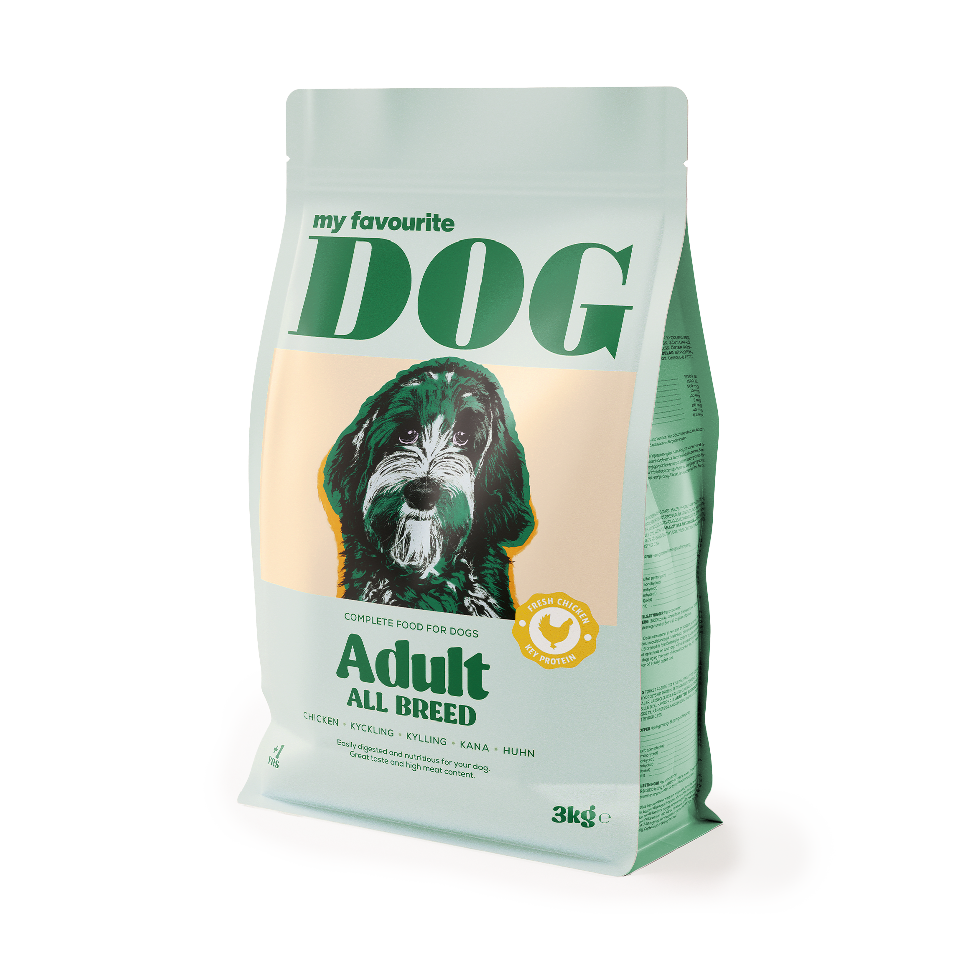 Adult Dog Regular Kylling 3 kg