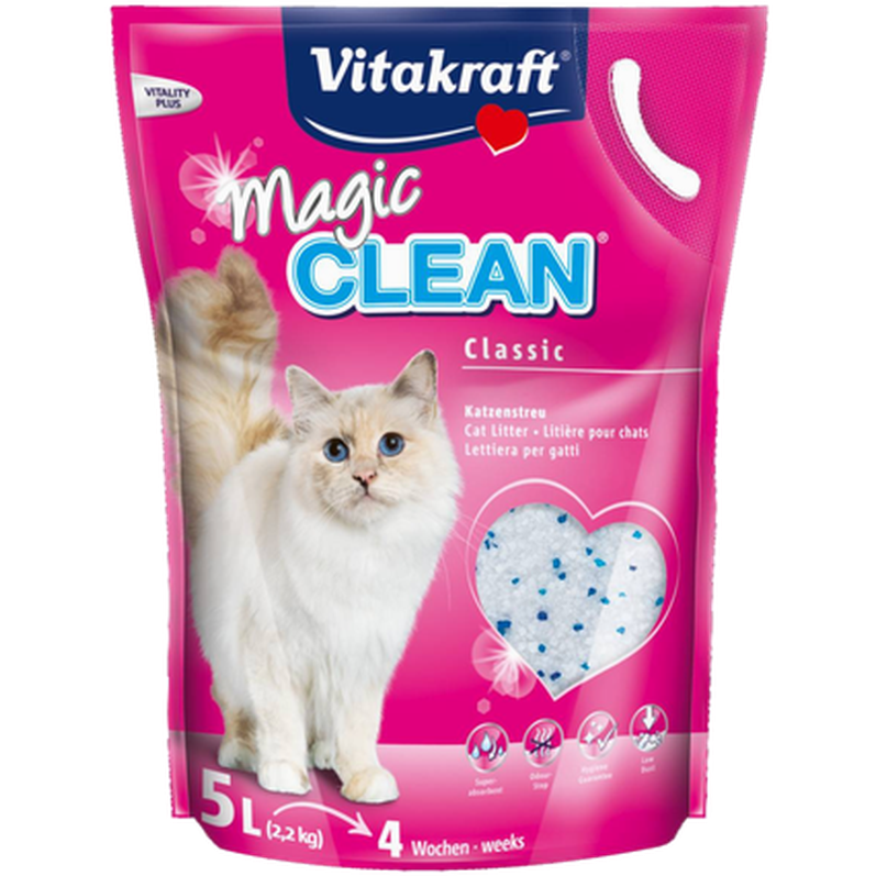 Vitakraft - Magic Clean 5 L - 100 % støvfri - Katt - Toalett og kattesandPetXL