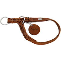 Hundetreningshalsbånd Solid Education Cognac M - 40-45cm