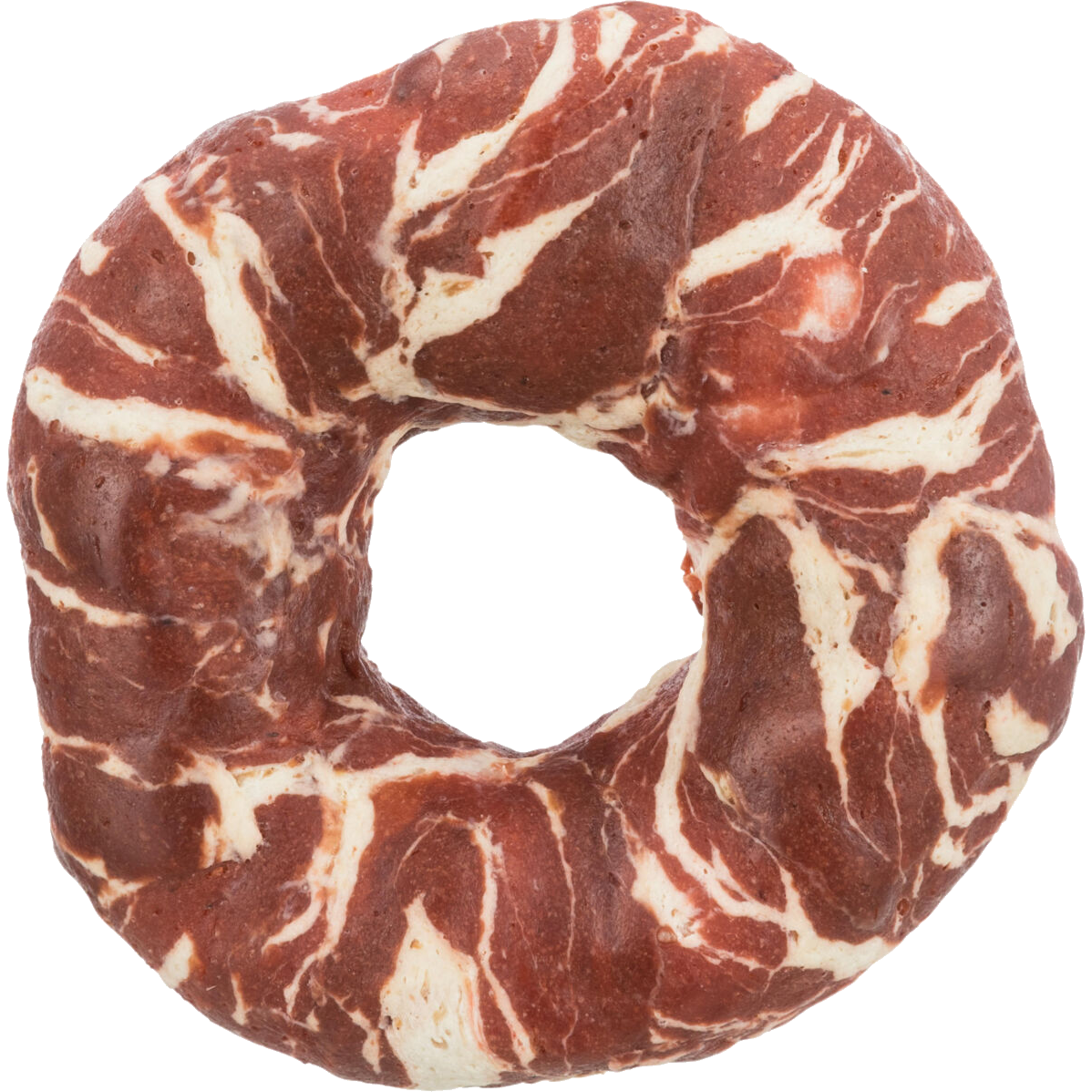 Trixie Denta Fun Marbled Beef Chewing Ring Bulk Brown Ø10 cm, 100 g Bulk
