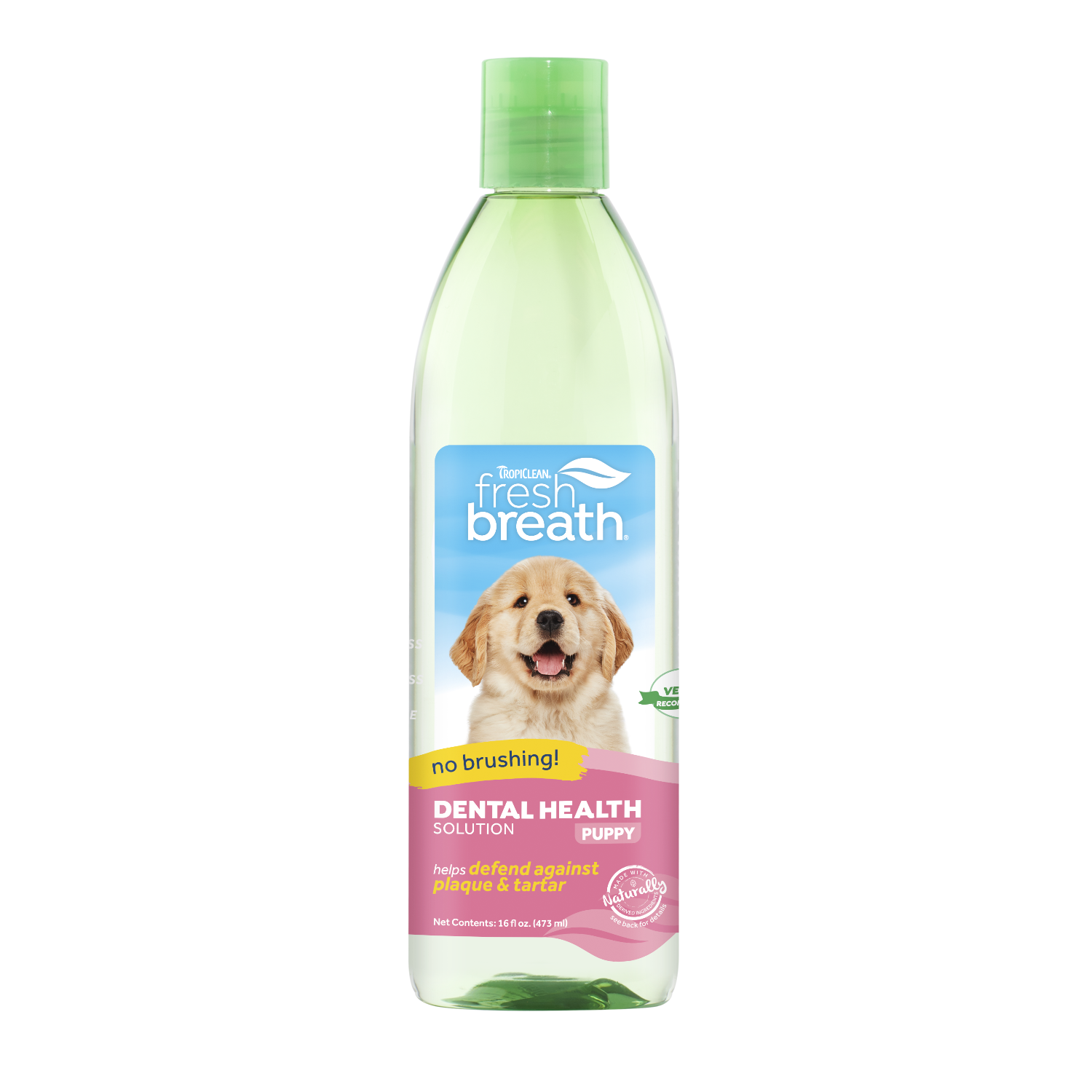TropiClean Fresh Breath tannhelseløsning for valper 473 ml