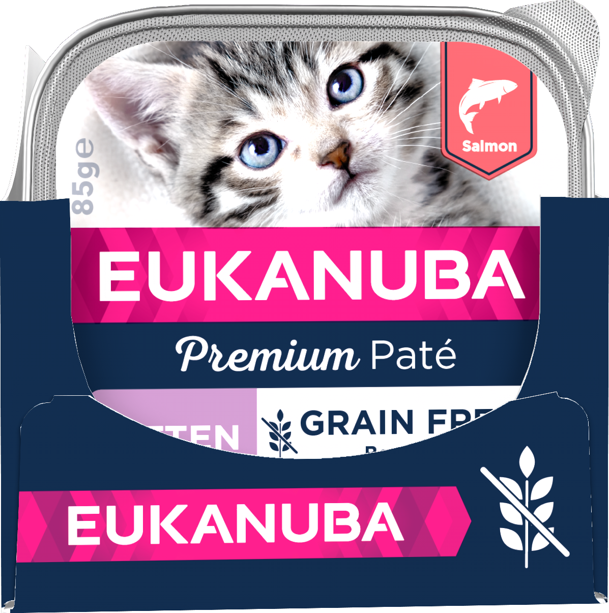 Katt Grain Free Kitten Laksepostei 12x85g