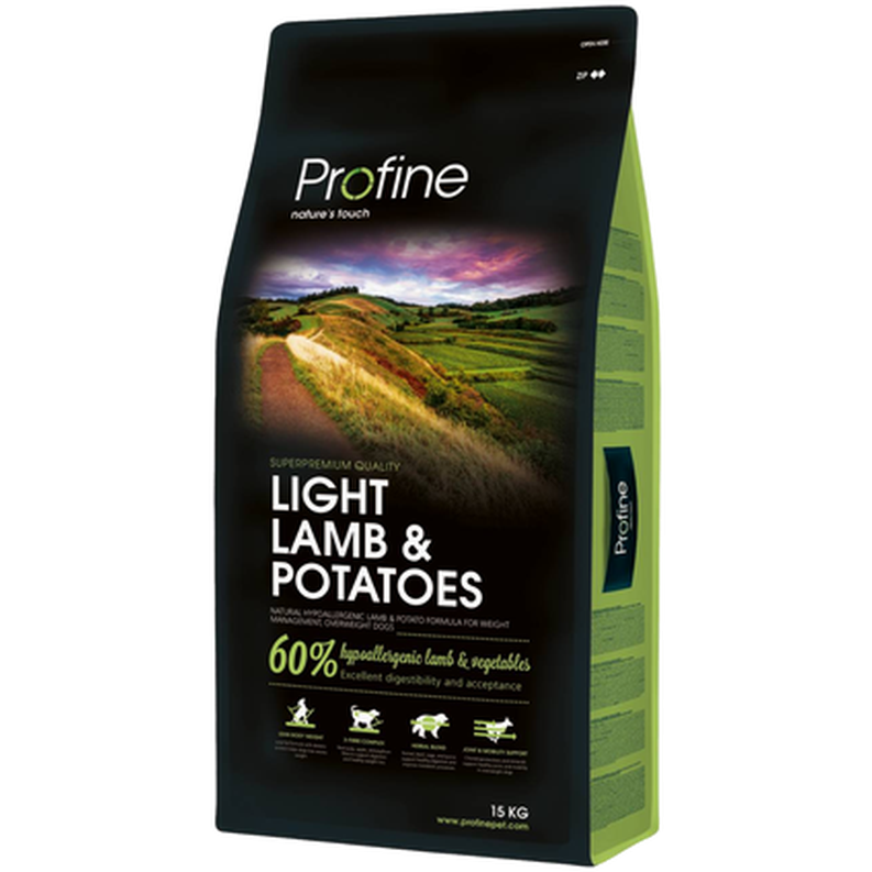 Profine Tørrfôr til hund Light Lam & Poteter