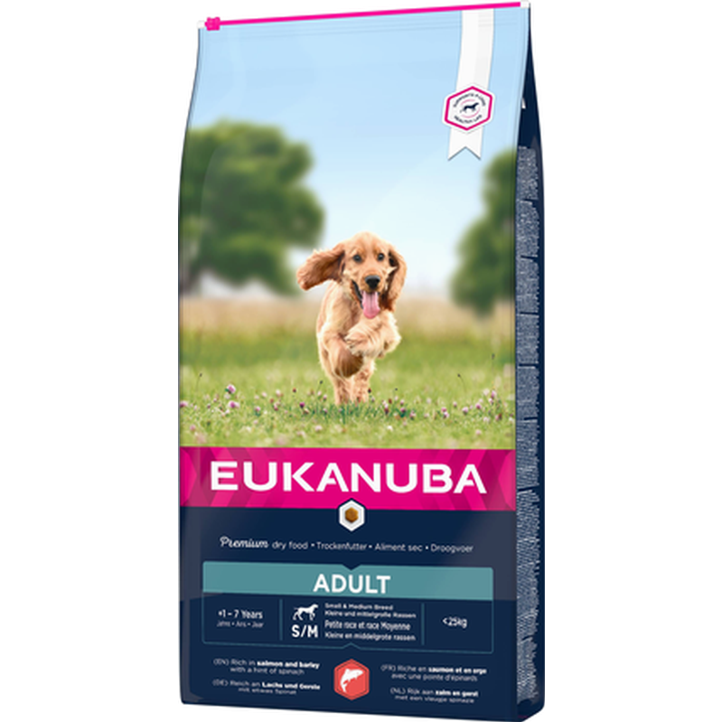 Eukanuba Dog Adult Small/Medium Breed Salmon & Barley