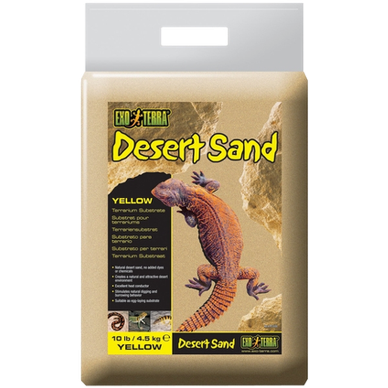 Ørkensand - Substrat til ørkenterrarier Gul 4,5 kg