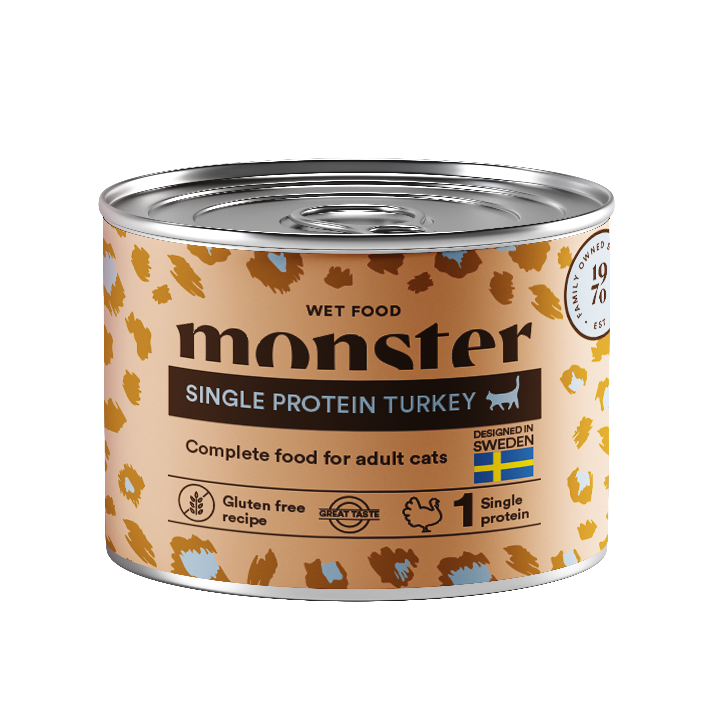 Monster Pet Food Katt Adult Single Protein kalkunboks 200 g