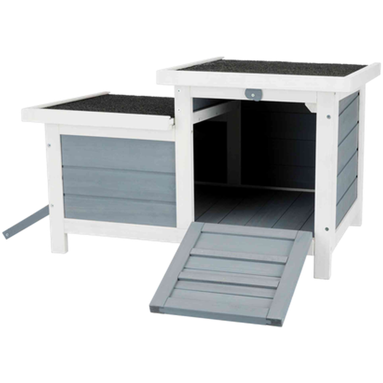 Trixie Natura Animal Hutch 2 utganger grå 70×43×45cm