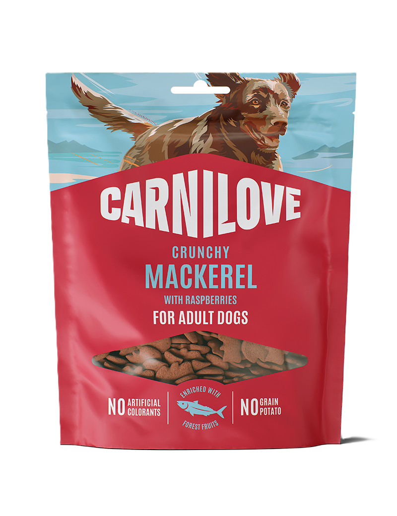 Carnilove Dog Crunchy Snack Mackerel with Raspberries 200g