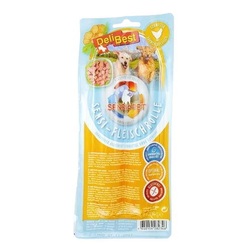 DELIBEST Pølse Sensitiv Kylling 2x400g