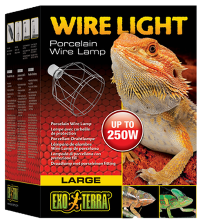 Exoterra Wire Light - Porcelain Wire Lamp