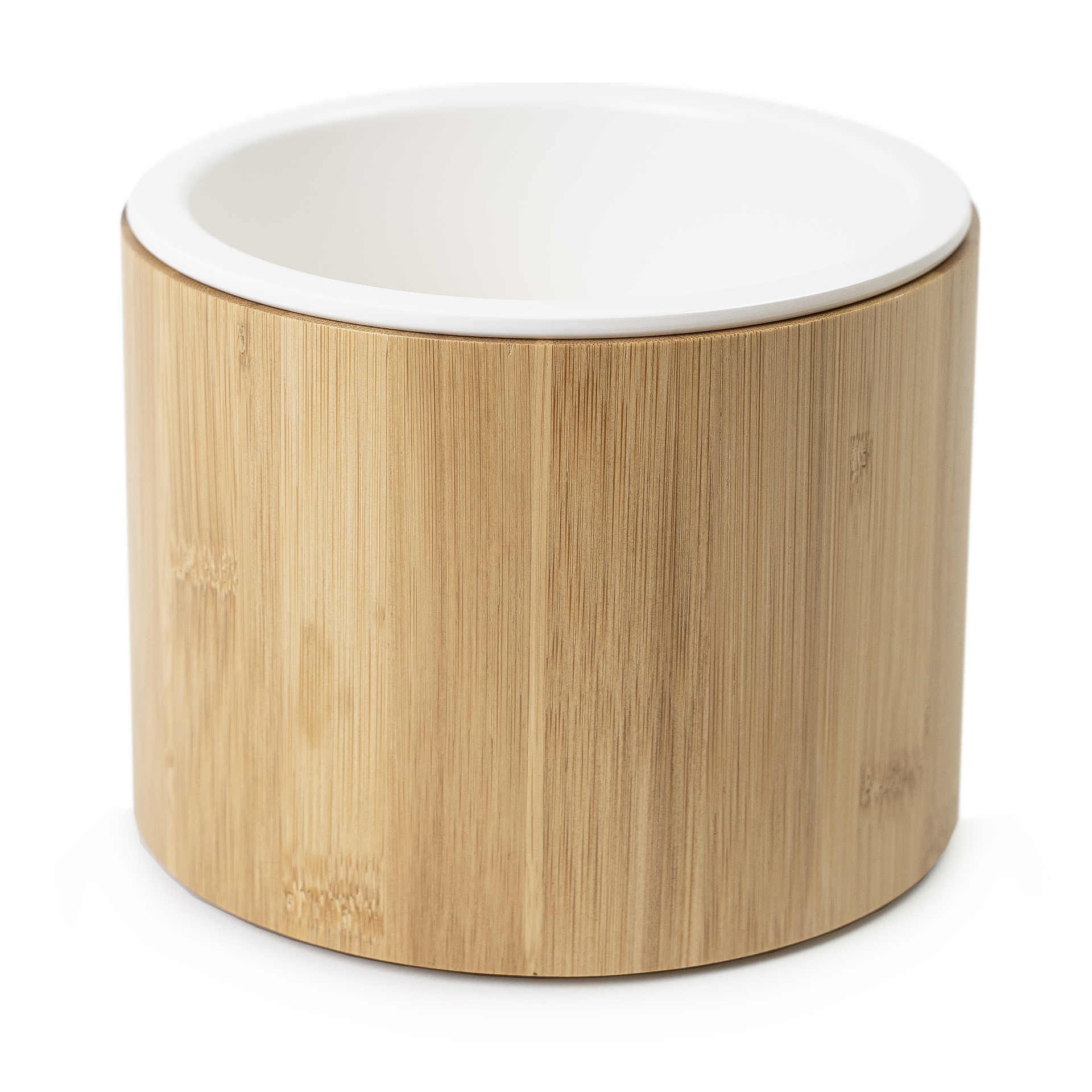 Matbolle Bambus Ergo Hvit L 800ml 17x12cm