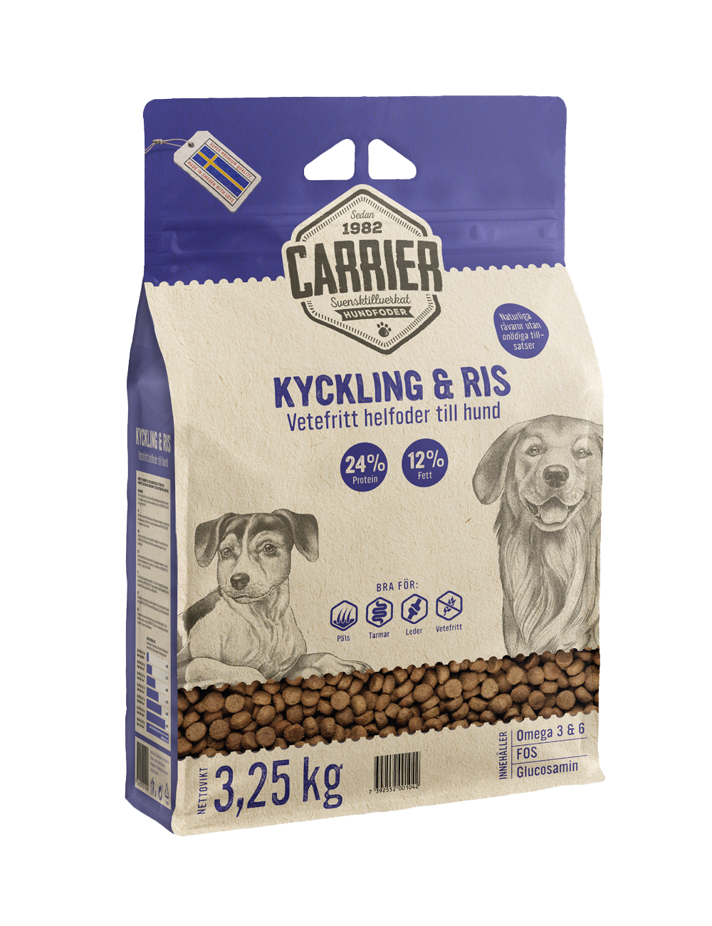 Kylling og ris 3,25 kg