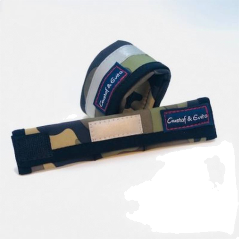 Gustaf och Evita Lett mansjett Kamuflasje nr. 4 25x5 cm