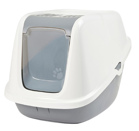 Kattetoalett Nestor Giant - hvit-kullgrå 75,5 x 56 x 55,5 cm