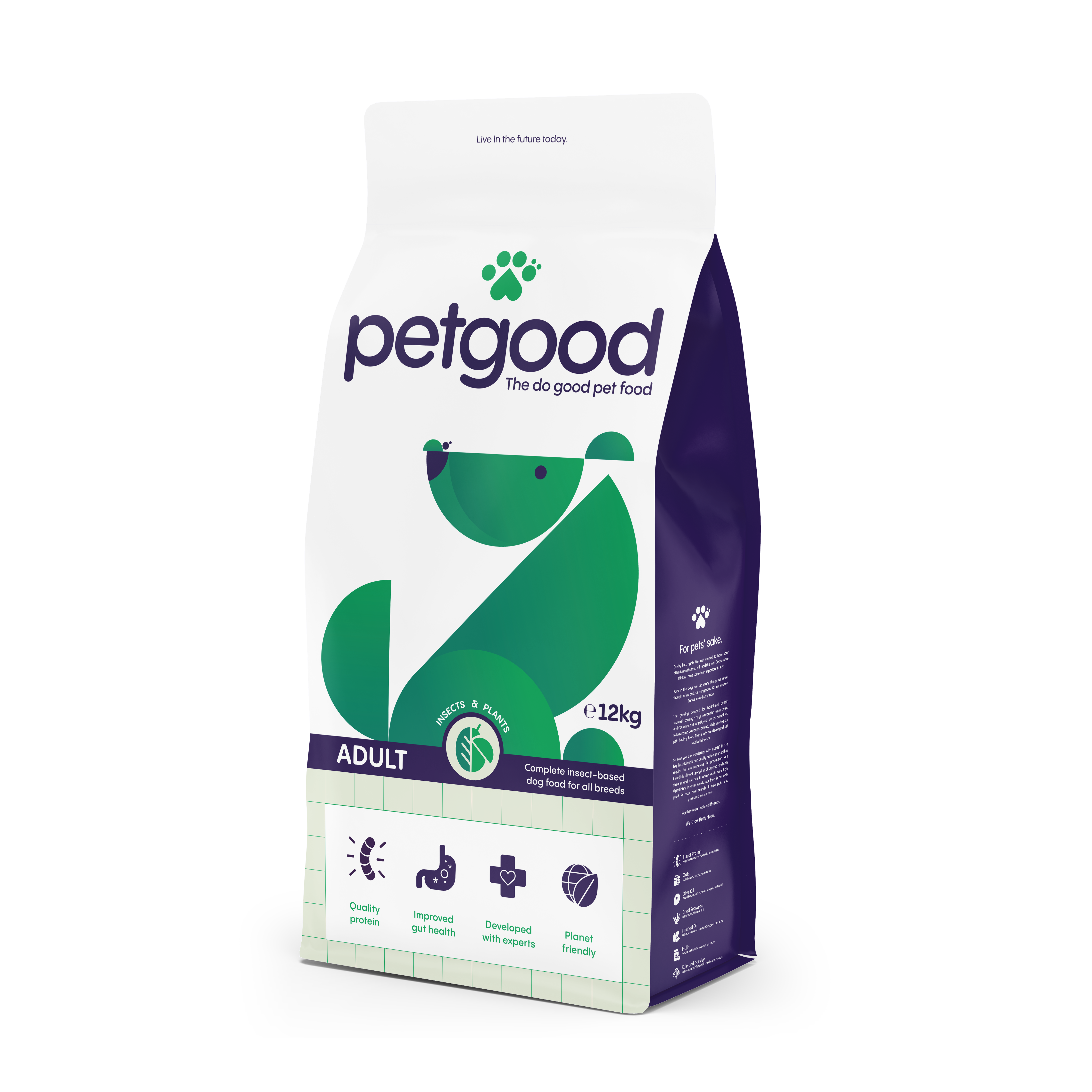 Insektbasert fullfôr til voksne hunder 12 kg