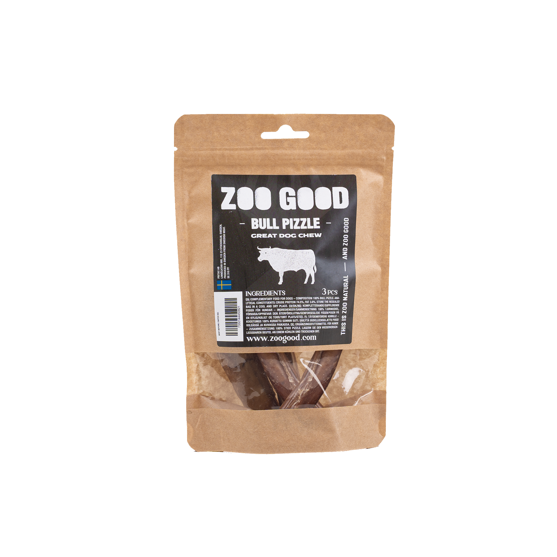 ZOO GOOD Bull muscle 3-pakning