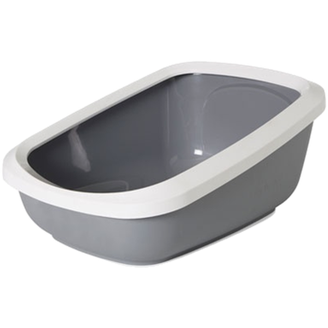 Aseo Jumbo kattesandbrett grå 67x48x28cm