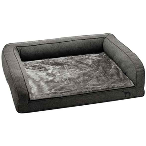 Dog & Cat Sofa Bed Orthopedic Livingston Anthracite 80x60cm
