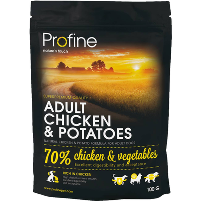 Profine Tørrfôr Adult kylling og poteter