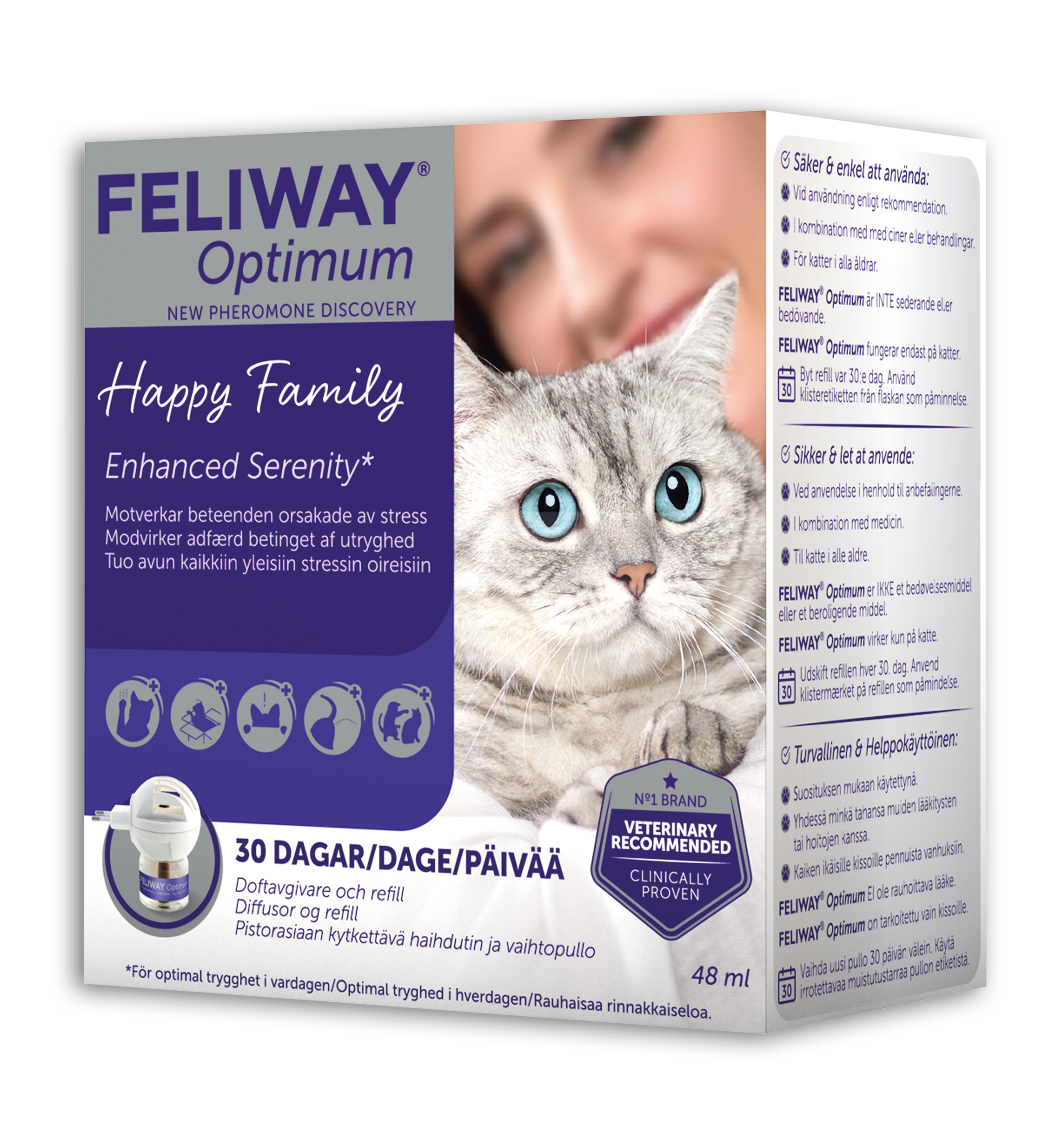 Optimum duftdispenser 48 ml startpakke for duftdispensere