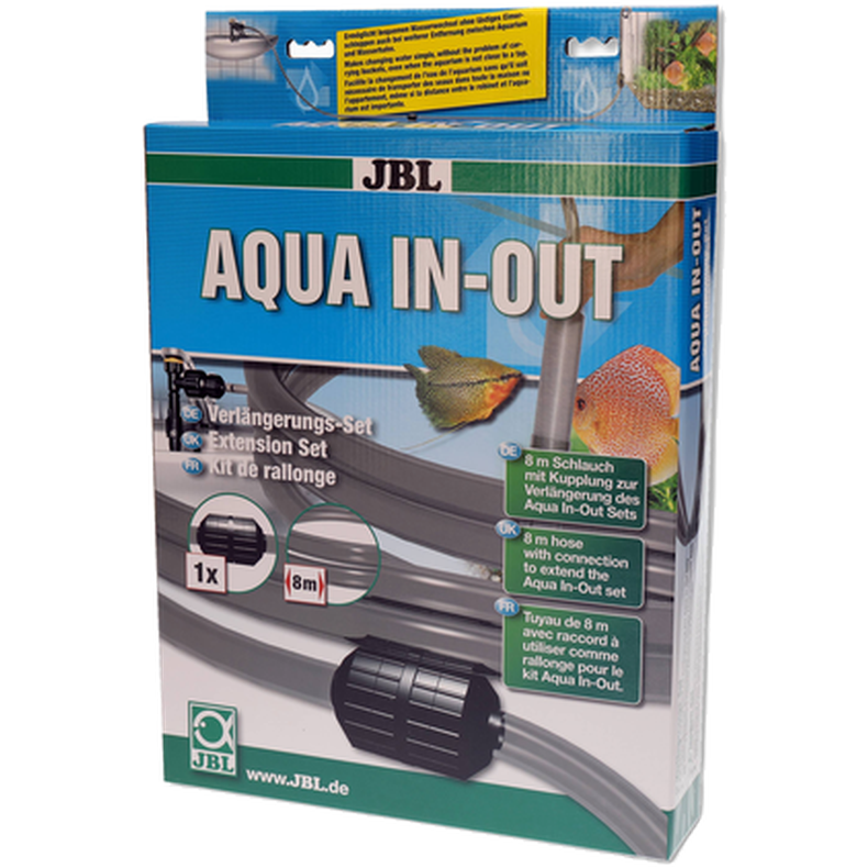 Aqua In-Out forlengelsessett Forlengelsesslange 12 / 16mm x 8m