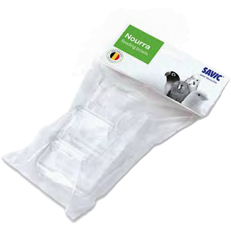 2 mater med deksel Transparent 2 stk.