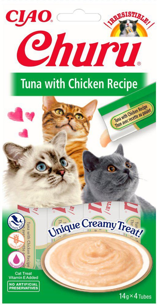 Cat Creamy Tuna med kylling, 4-pk.