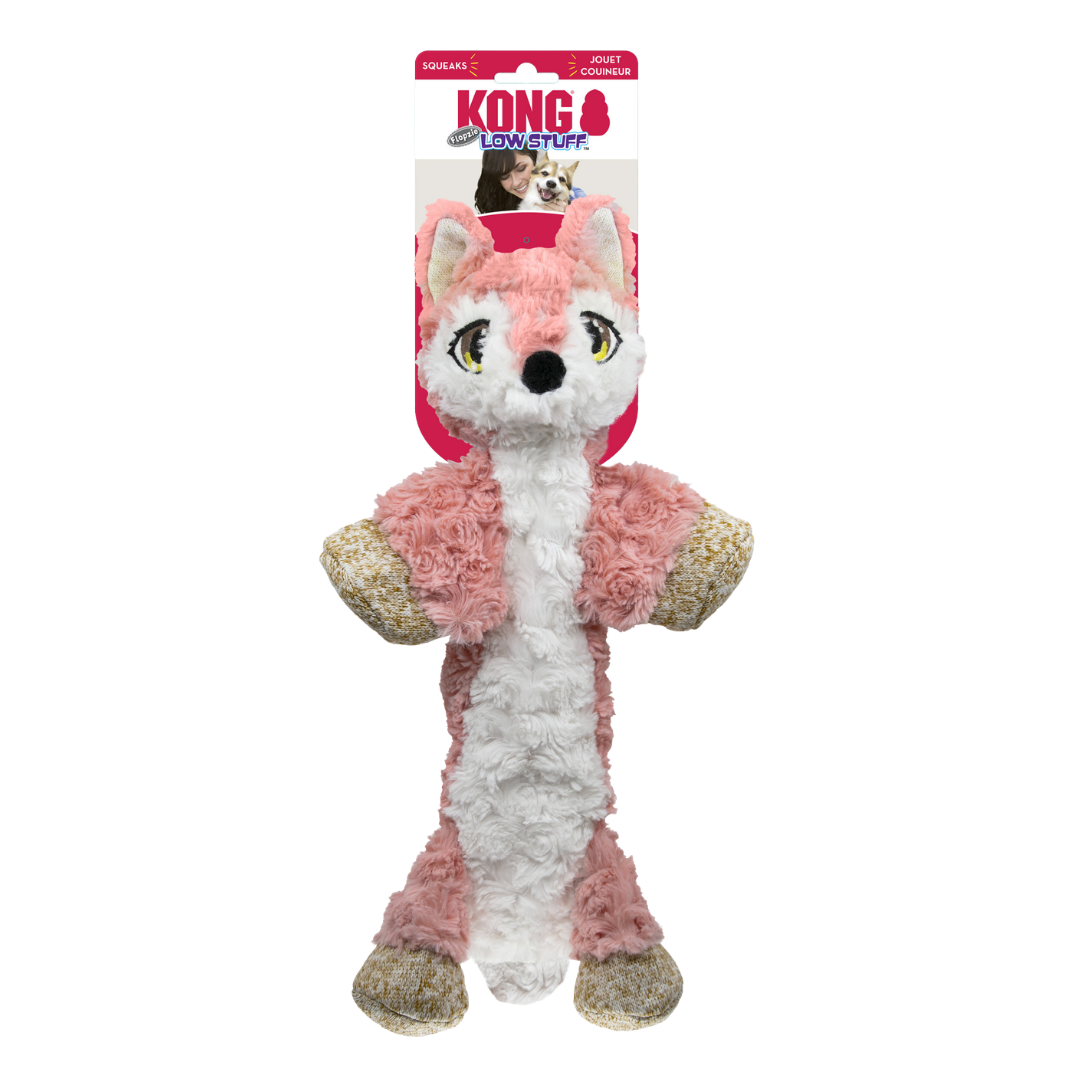 Kong Hundeleke Low Stuff Flopzie Fox
