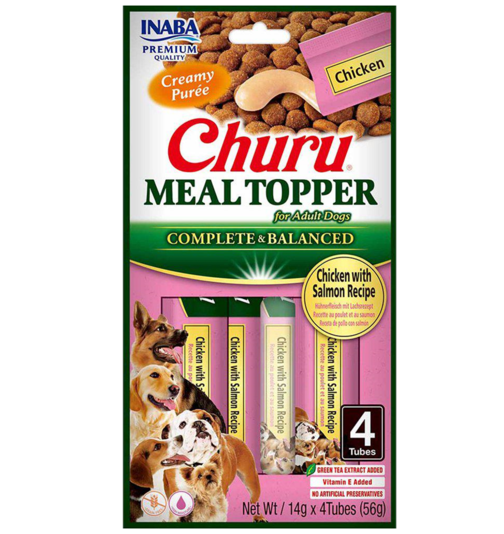 Dog Meal Topper kylling/laks 4 stk