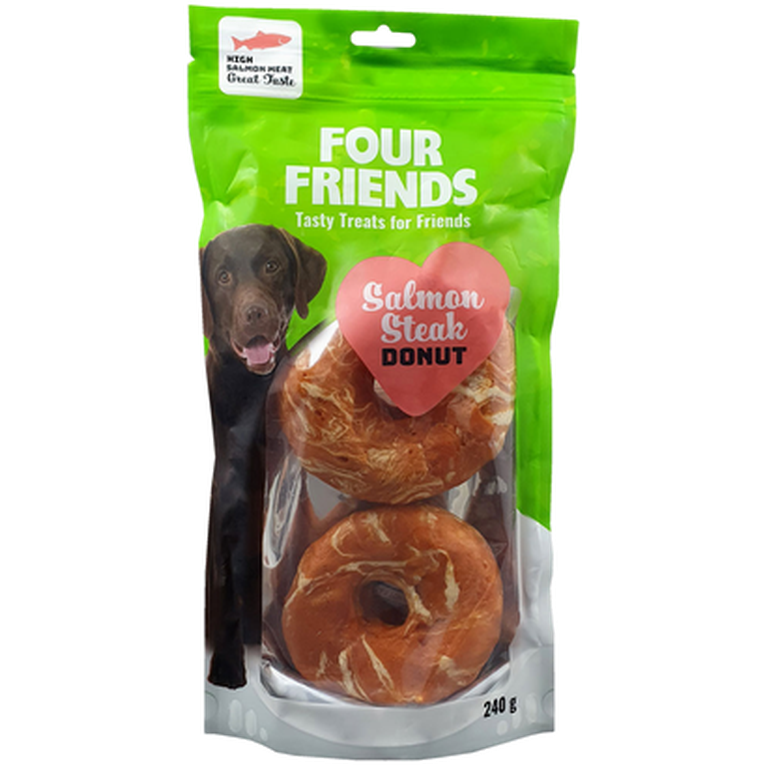 FourFriends Laksebiff Donut 240 g