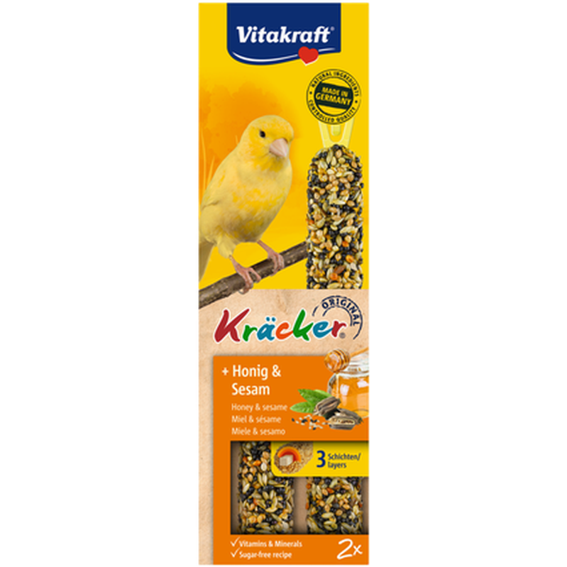 Vitakraft Crackers Canary Honey 2-pakning