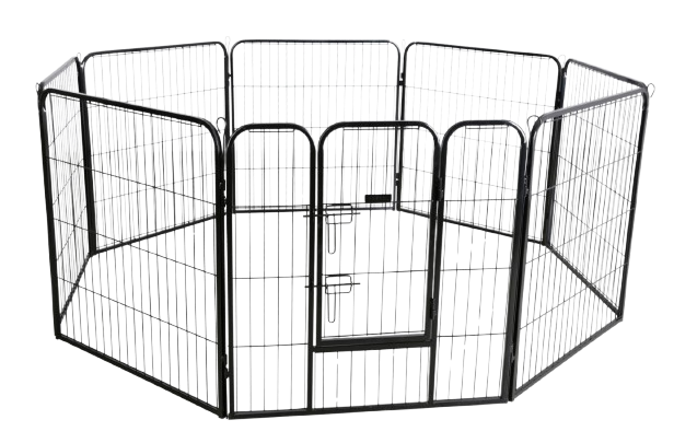 Valp/kaninhage med dörr